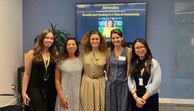 The Joelson Hercules team with guest speaker Caroline Grey and Chair Vivien Wong