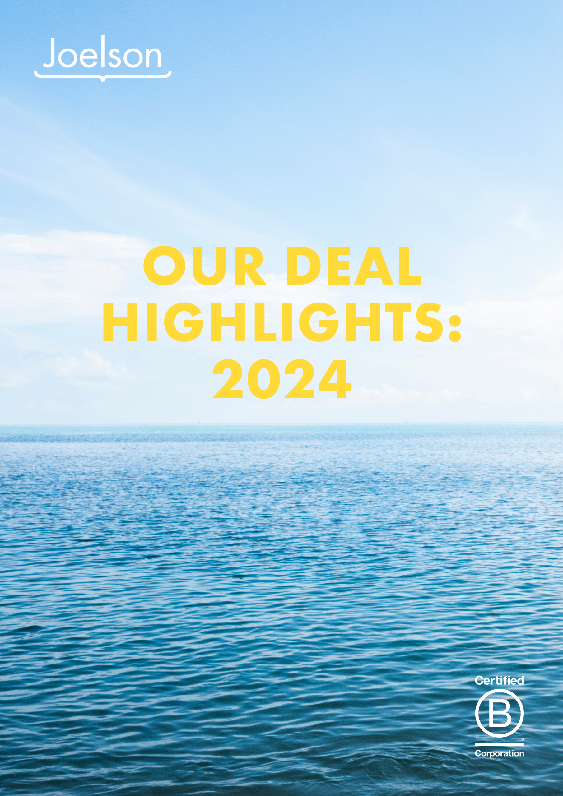 Deals Brochure 2024 front cover