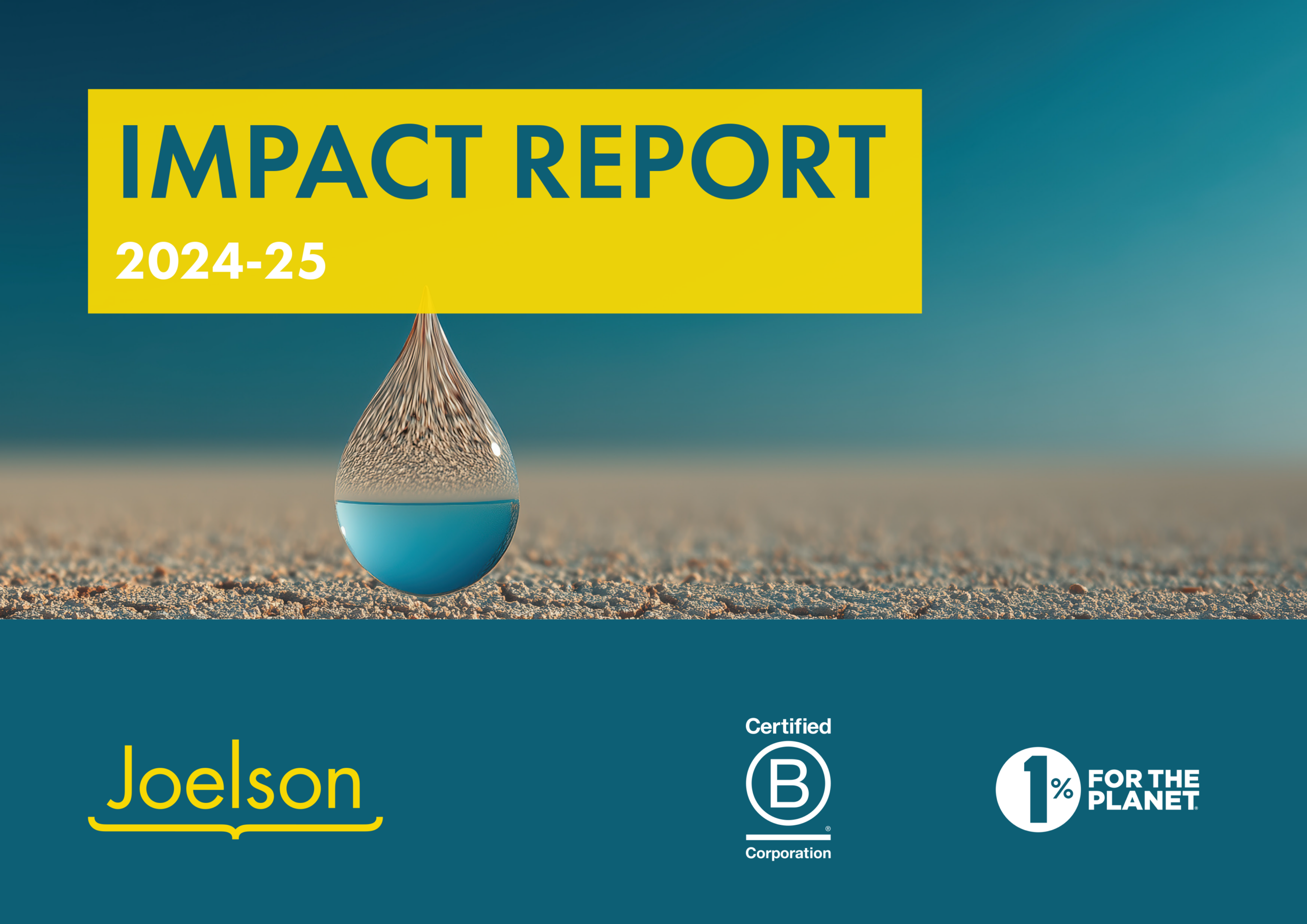 Joelson Impact Report 2024/25 front cover