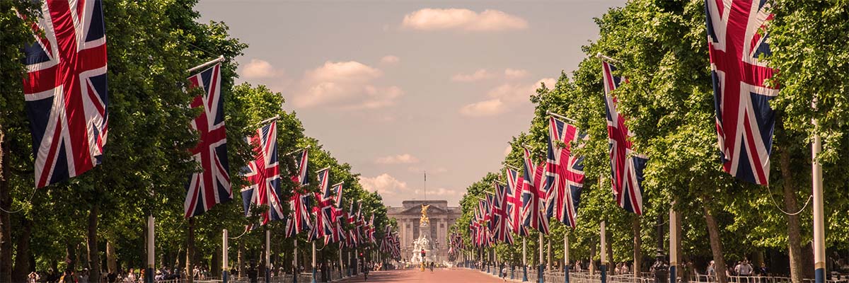 the mall, buckingham palace